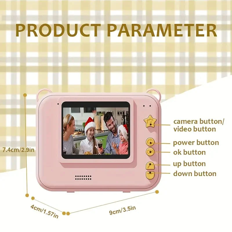 Children Digital Camera Instant Print for Kids Thermal Print
