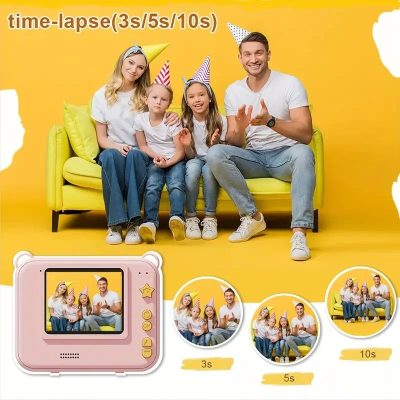 Children Digital Camera Instant Print for Kids Thermal Print